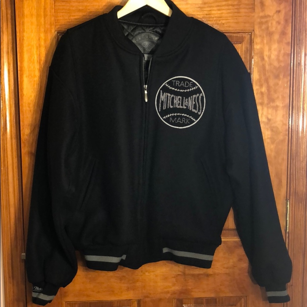 Mitchell & Ness wool varsity baseball jacket